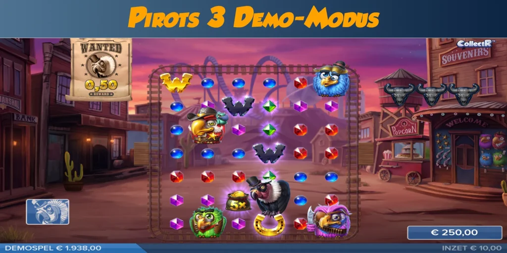 Pirots 3 demo-modus